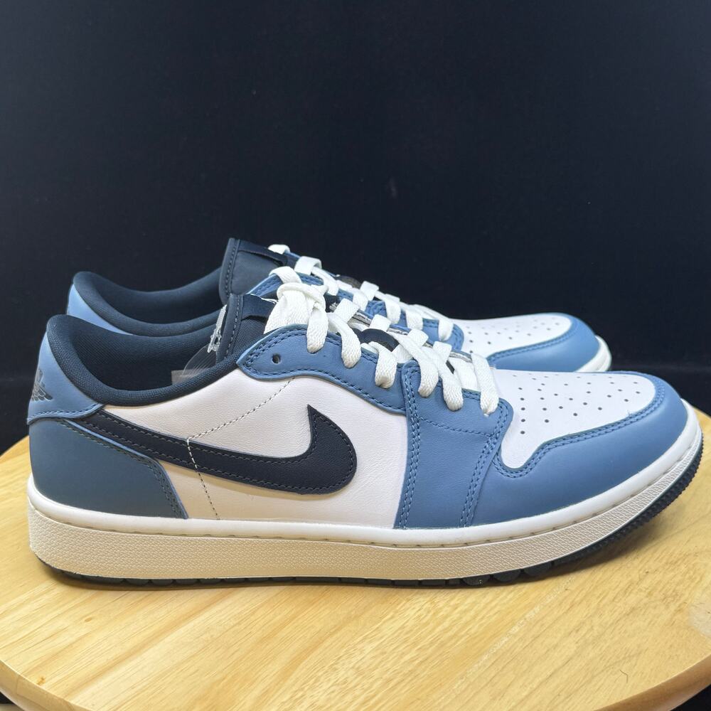 Nike Air Jordan 1 Low G White Aegean Storm Golf DD9315-115 Mens Size 8.5 - Picture 5 of 9